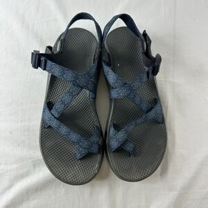 Chaco Classic Z2 Sandals Mens Size 12 Navy Blue USA Hiking Camp Outdoor Straps